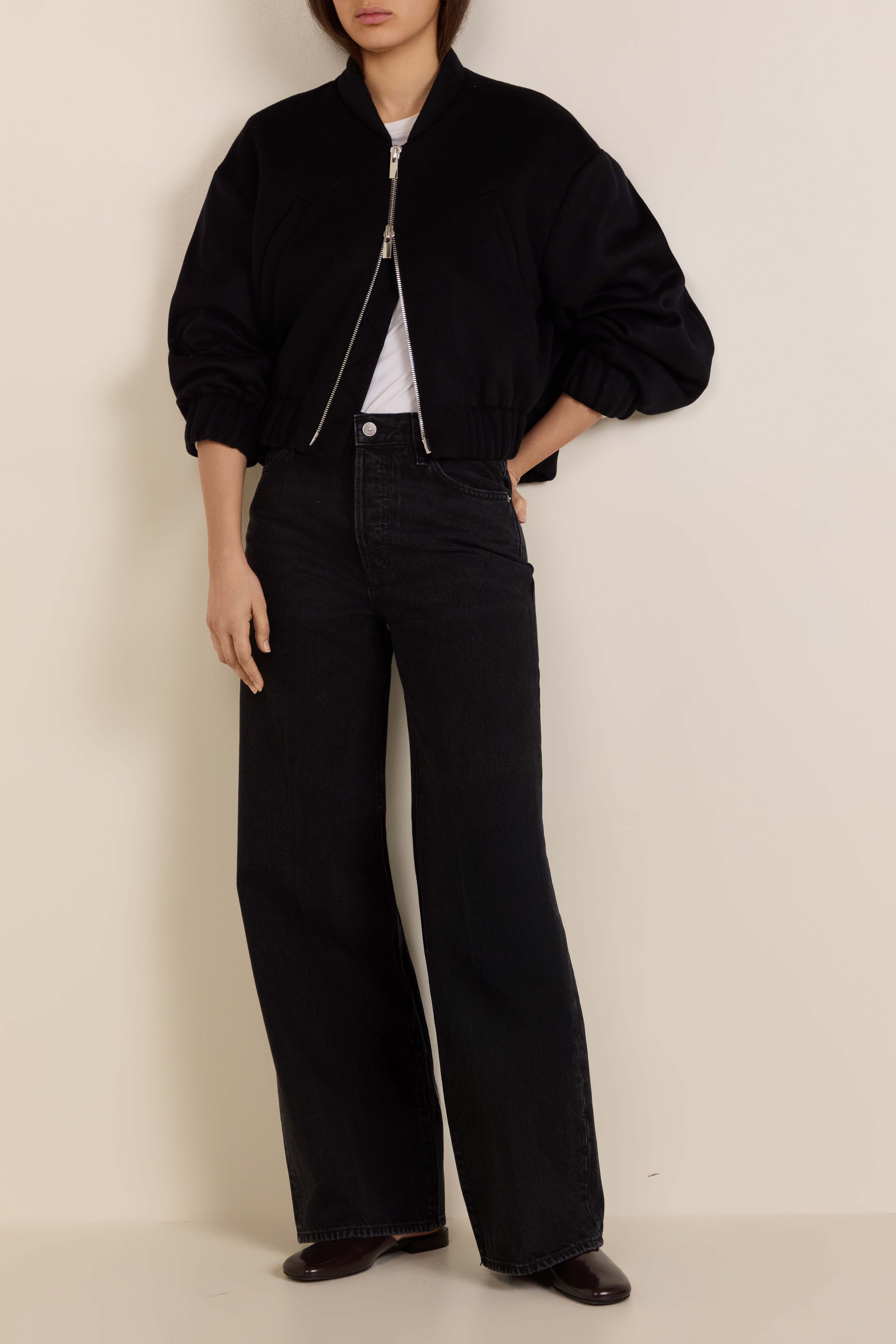 ז'קט בומבר מצמר